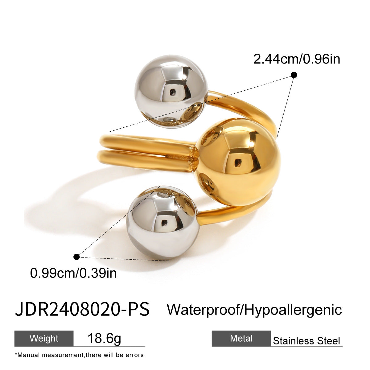Gold & Silver Stackable Rings Set – Luxury Minimal Statement Jewelry | Luvia Global