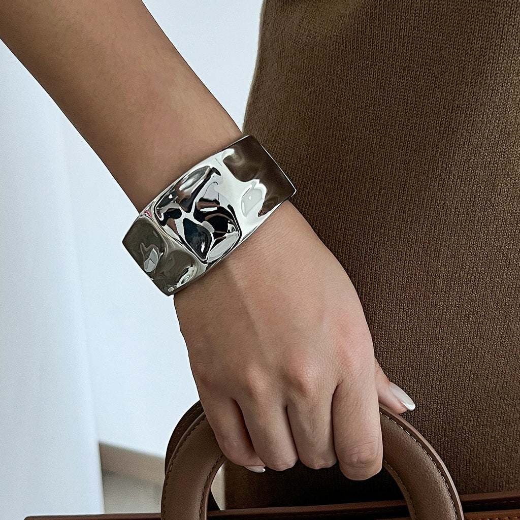 Spring Radiance | Wide Pattern Cuff Bracelet