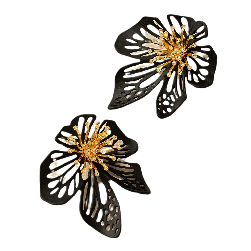 Minimalist Beautiful Flowers Personalized Earrings