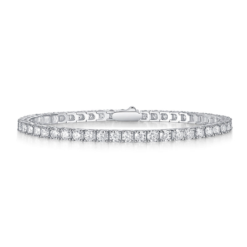 Moissanite Tennis Bracelet | 0.1ct S925 Sterling Silver | Luvia