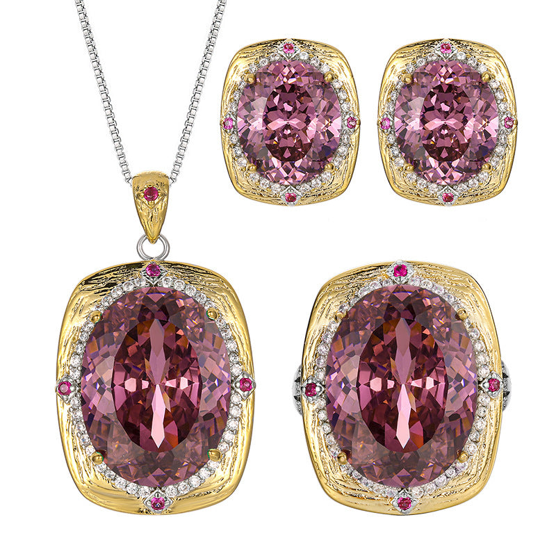 Eternal Bloom | Dried Rose Jewelry Set
