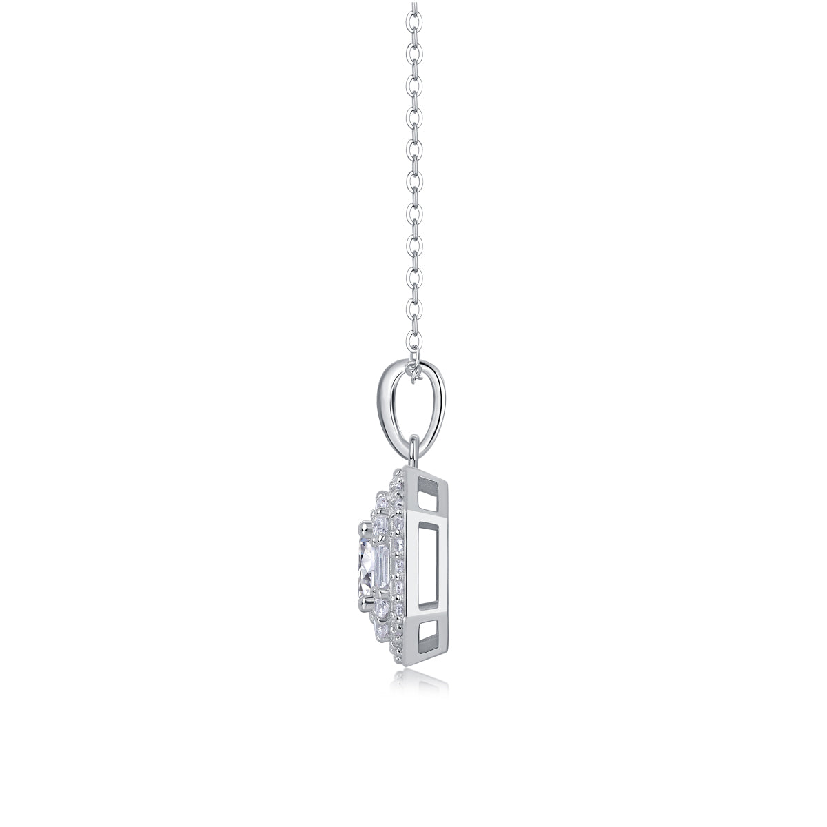 1-Carat Moissanite Jewelry Set | S925 Sterling Silver | Luvia