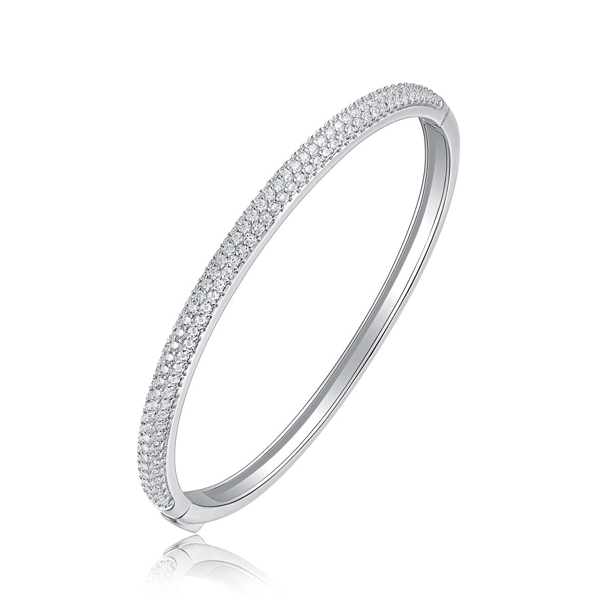 925 Sterling Silver Moissanite Bracelet | Luxe Sparkle