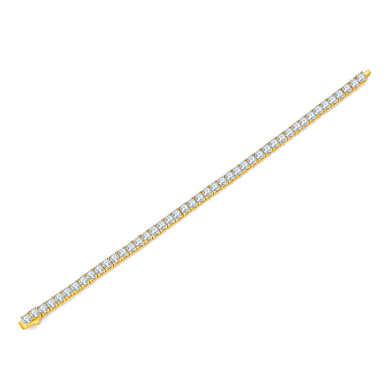 Moissanite Tennis Bracelet | 0.1ct S925 Sterling Silver | Luvia
