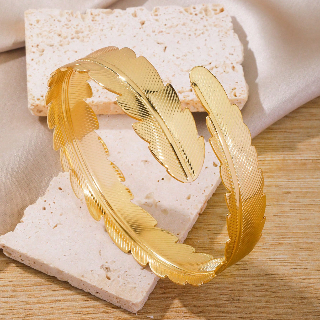 Wave Cross Geometric Bracelet