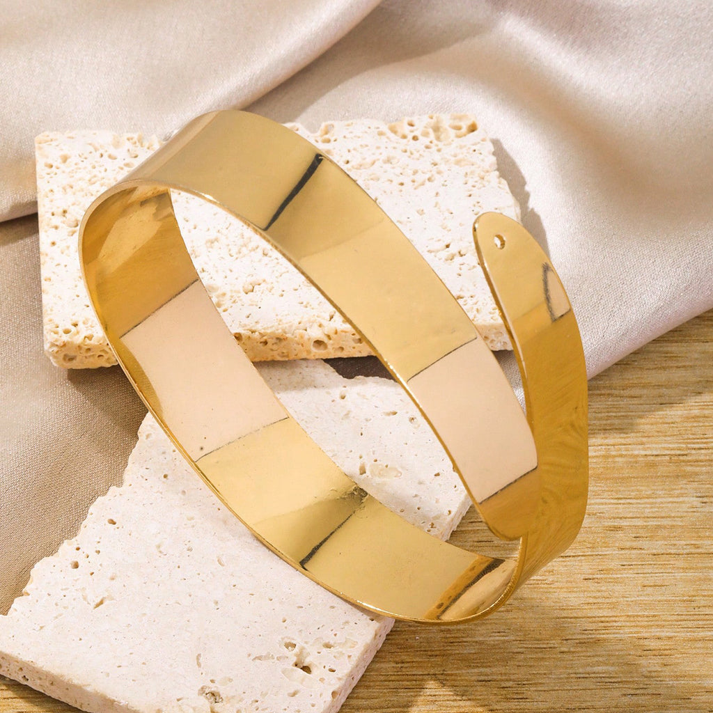Wave Cross Geometric Bracelet