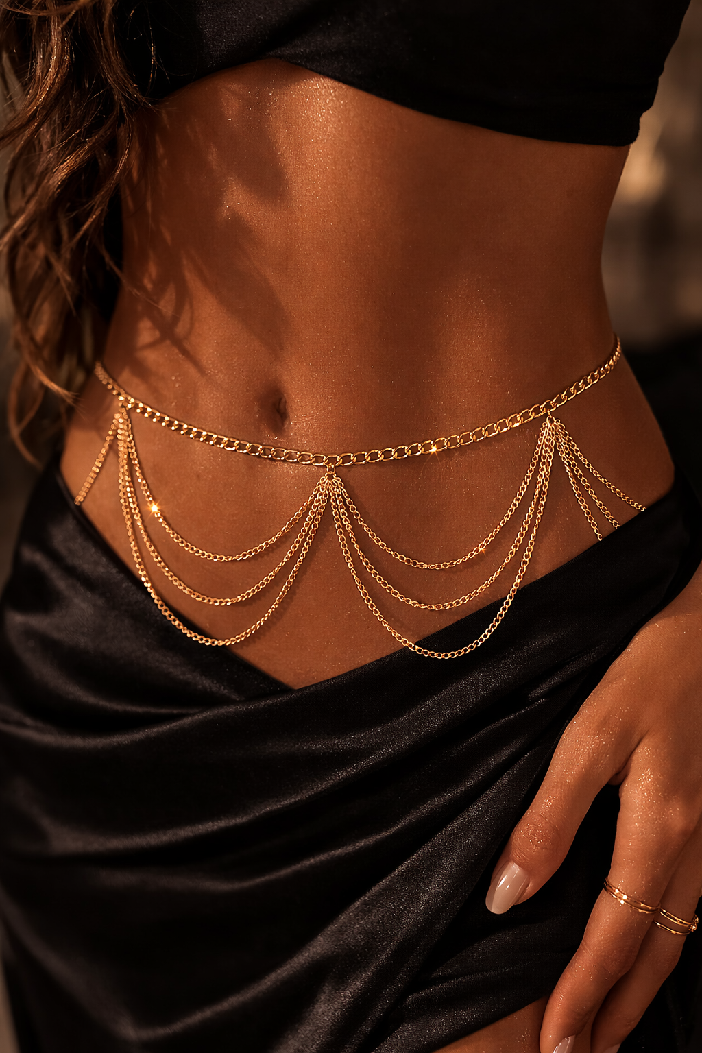 Ladies Vintage Punk Boho Body Chain