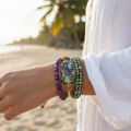 Turquoise Dreams | Layered Bohemian Bracelet