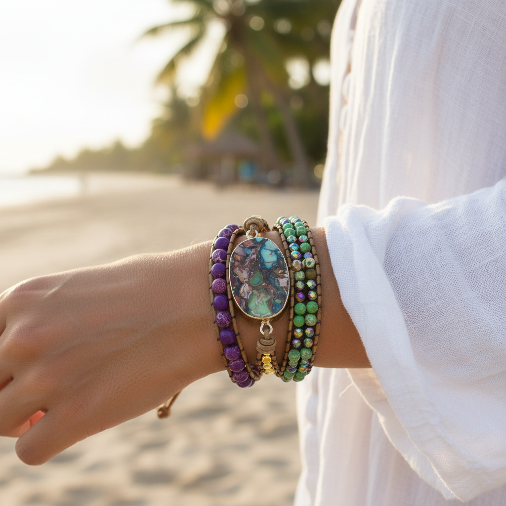 Turquoise Dreams | Layered Bohemian Bracelet