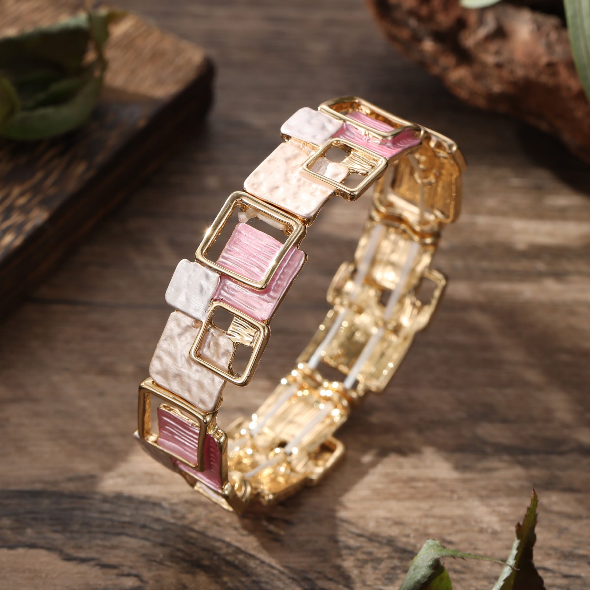 Geometric Enamel Jewelry Set | Colorful Statement