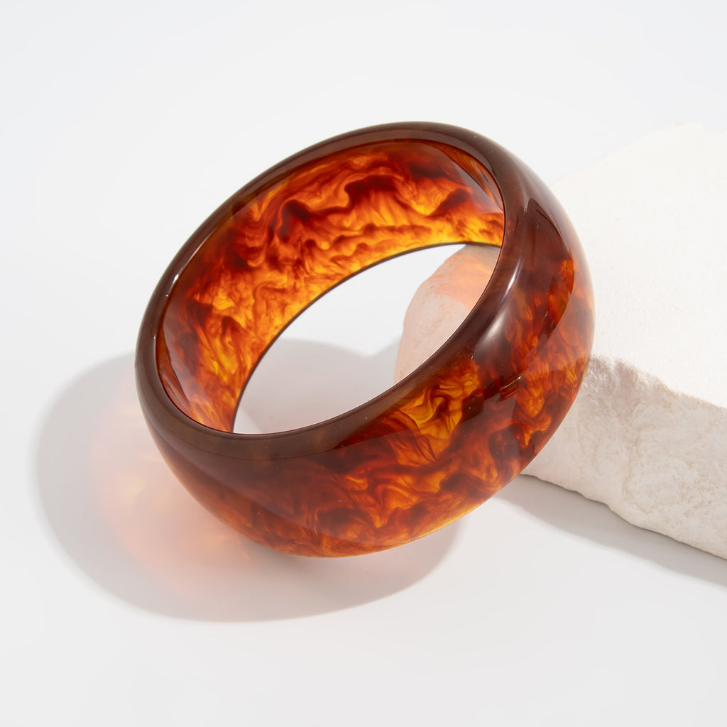 Translucent Resin Bracelet – Bold & Minimalist Statement Jewelry