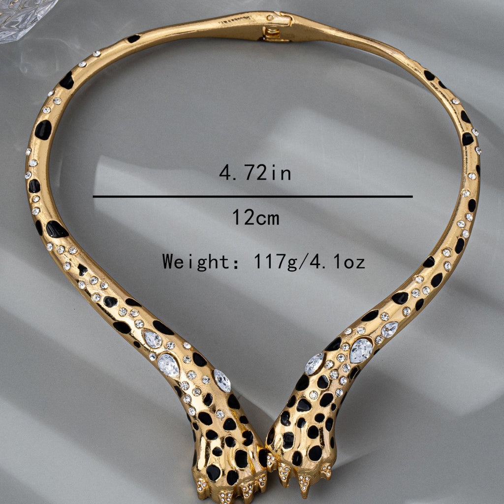 Wild Luxe | Leopard Print Statement Necklace