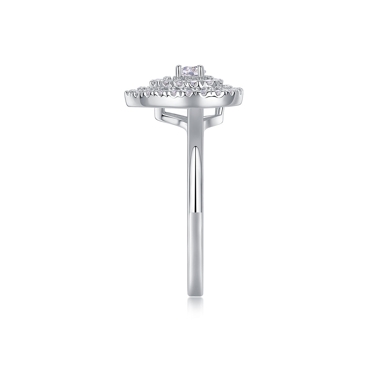 Grandeur Moissanite Ring Set | Large Stone S925 Silver