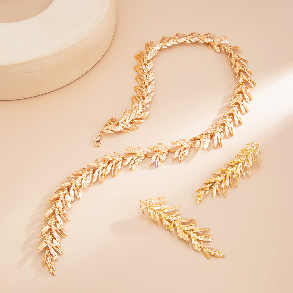 Wheat-Ear Tassel Y-Necklace | Statement Jewelry