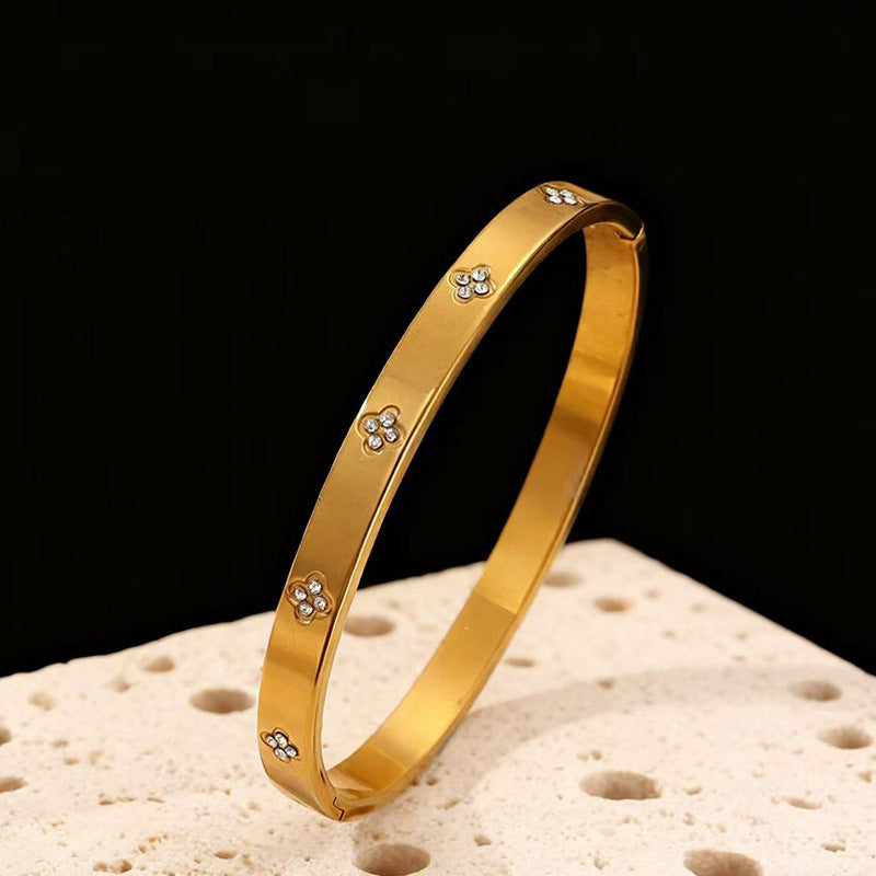 Starry Sky Crystal Titanium Bracelet