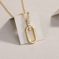 Light & Shadow Moissanite Necklace Set | S925 Gold