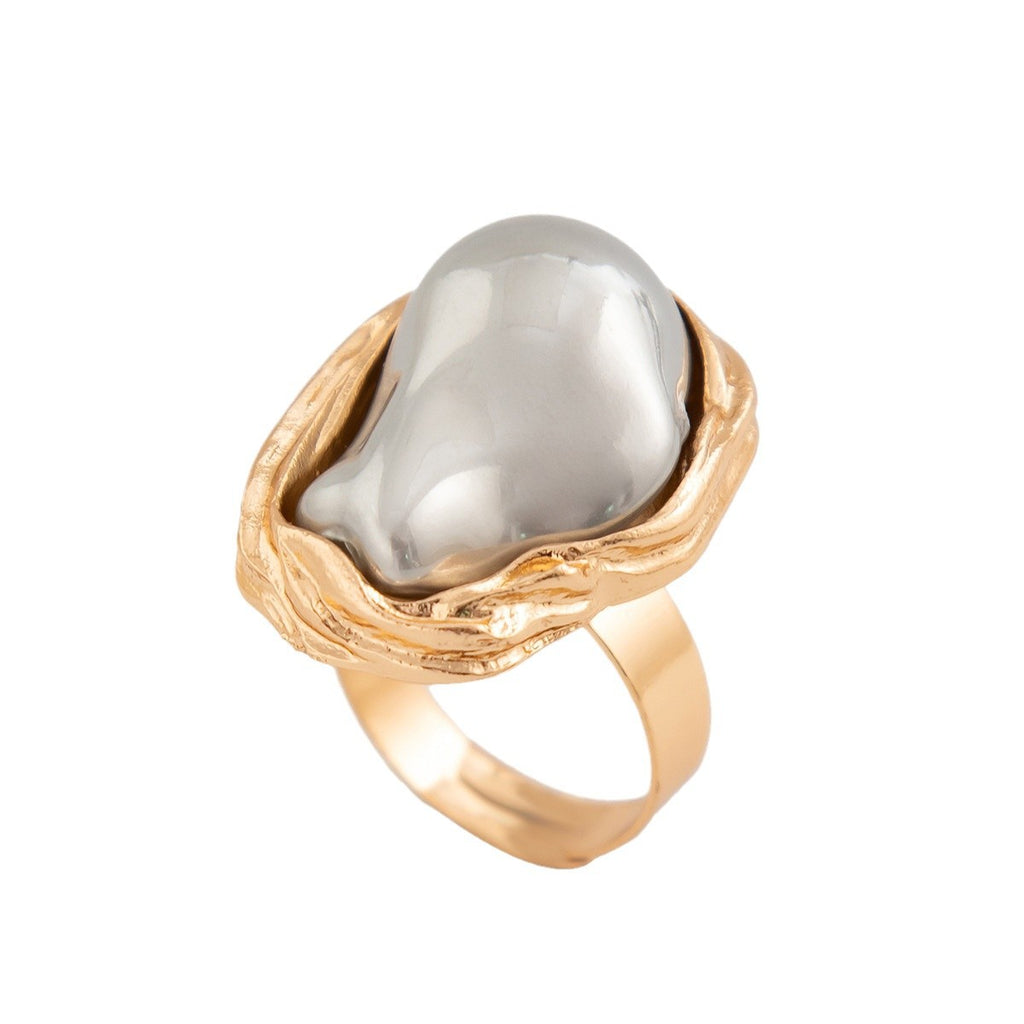 Luxury Baroque Pearl Statement Rings – Timeless Elegance for Modern Women