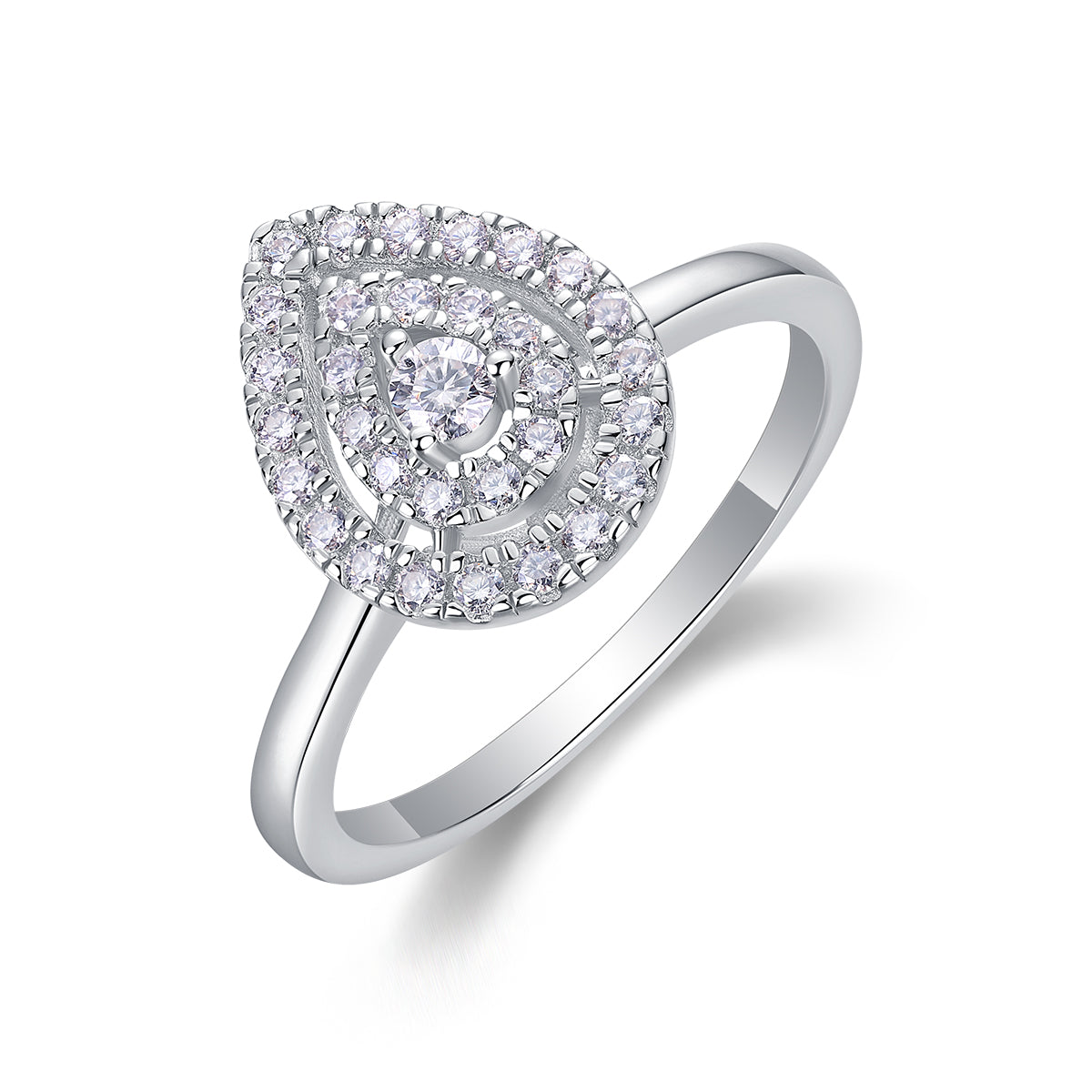 Grandeur Moissanite Ring Set | Large Stone S925 Silver