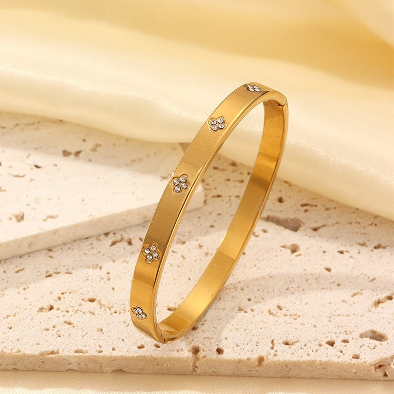 Starry Sky Crystal Titanium Bracelet