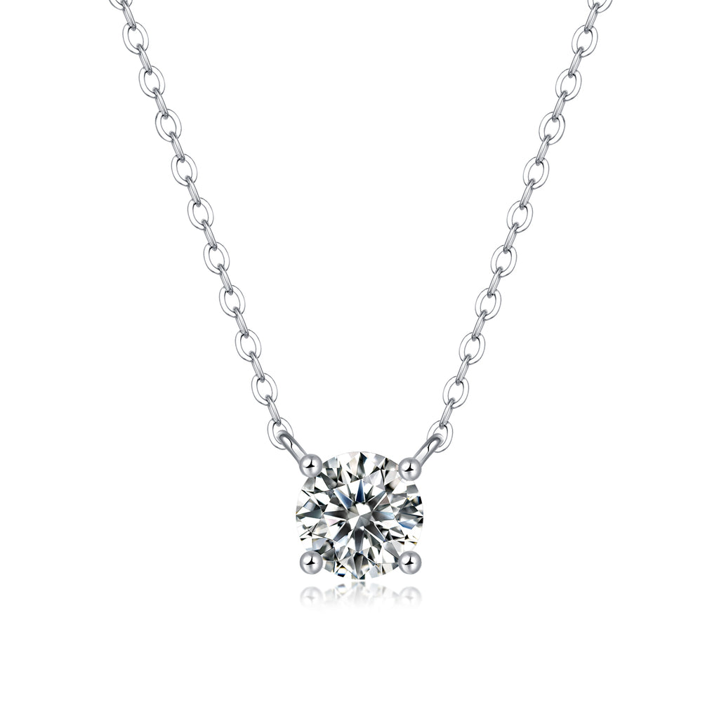 Lumière Moissanite Necklace | S925 Sterling Silver Pendant