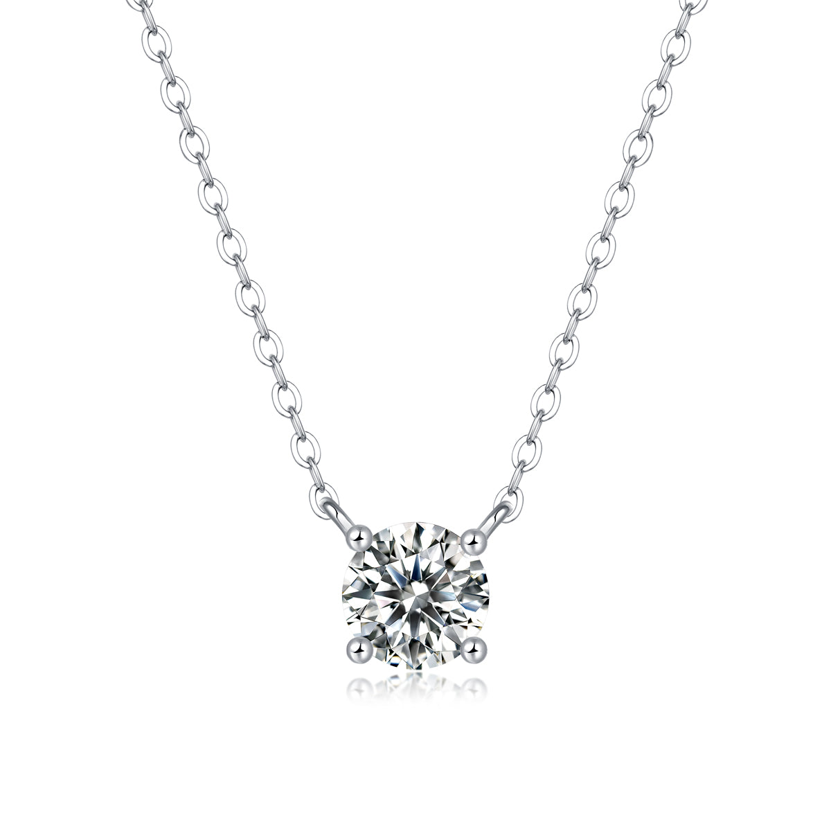 Lumière Moissanite Necklace | S925 Sterling Silver Pendant