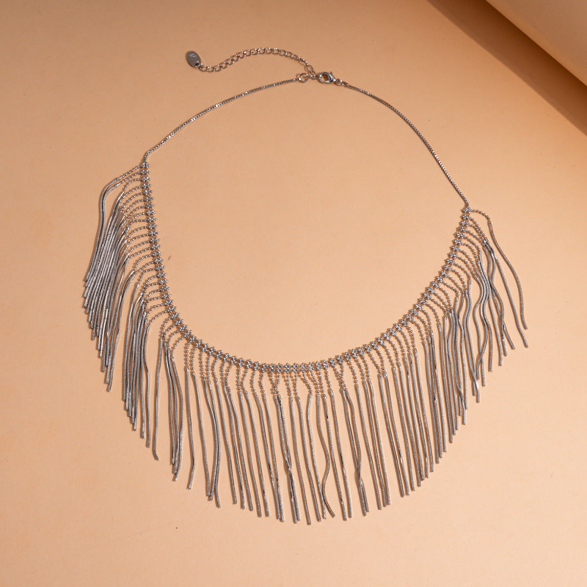 Boho Fringe Necklace – Statement Gold & Silver Layered Jewelry for Summer