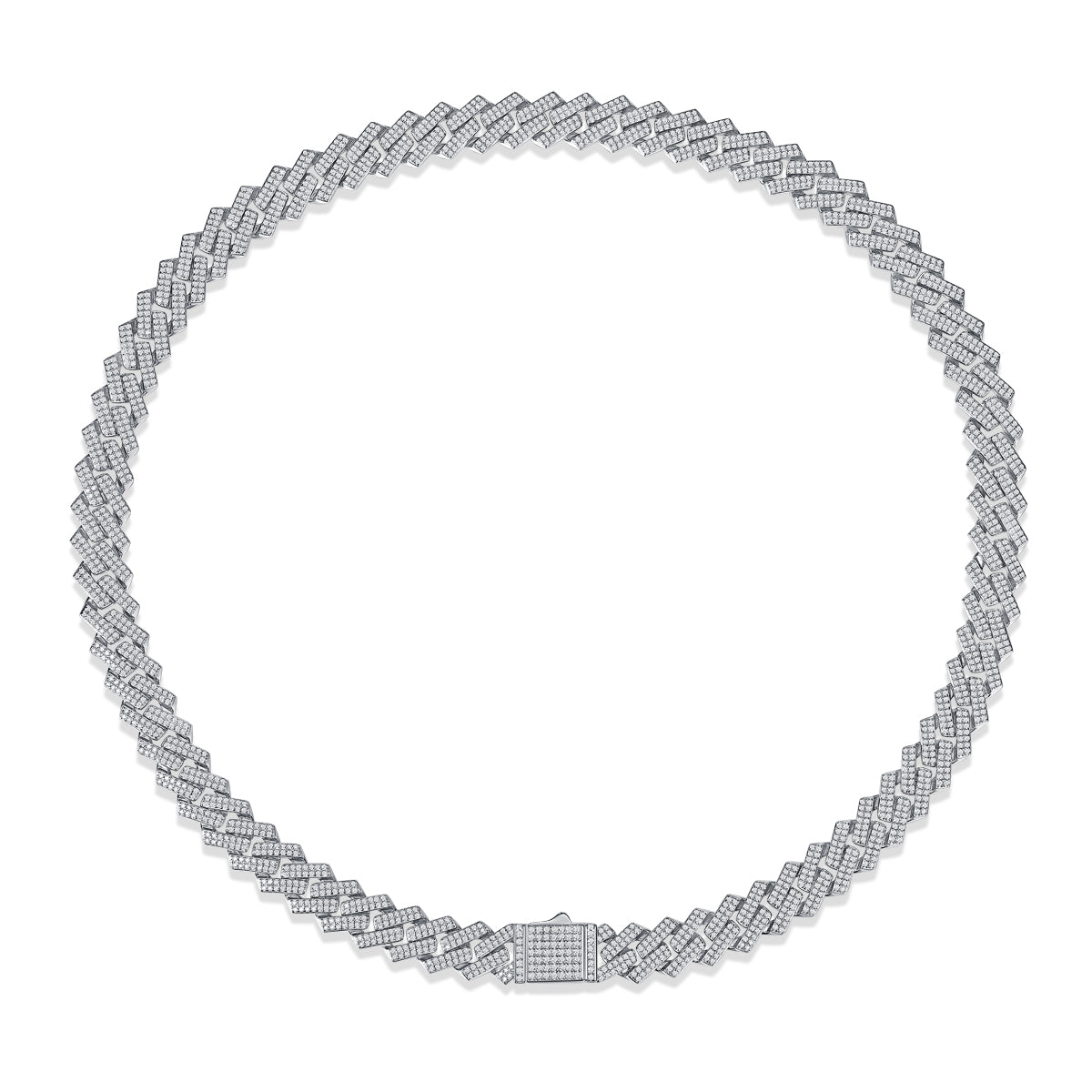 925 Sterling Silver Cuban Link Necklace unisex – Iced Out Luxury Chain | Statement Jewelry