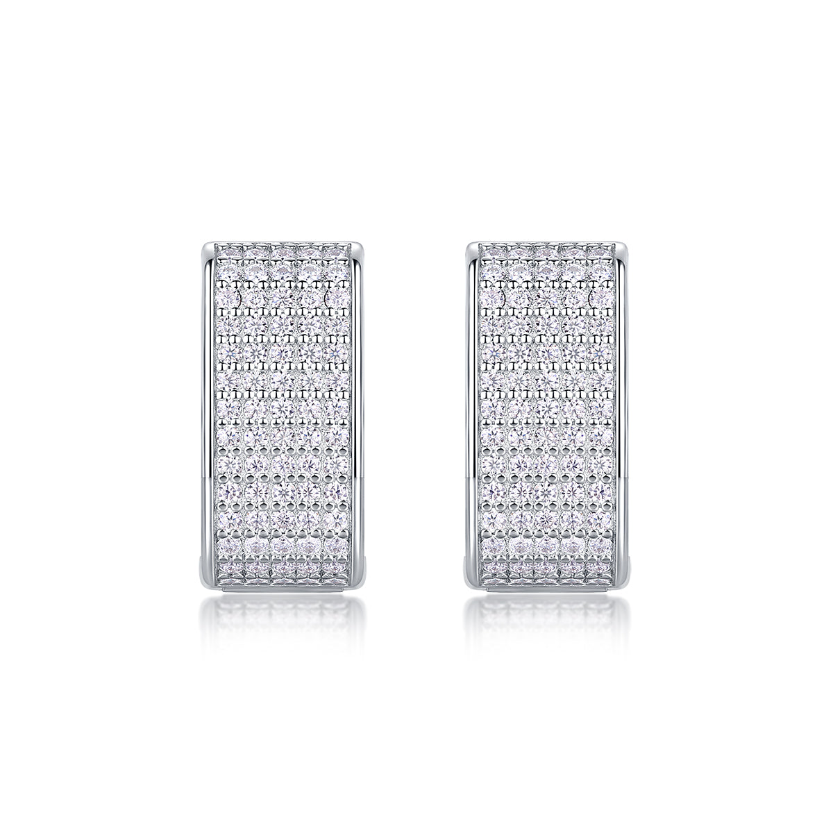 Brilliance Moissanite Stud Earrings | S925 Sterling Silver