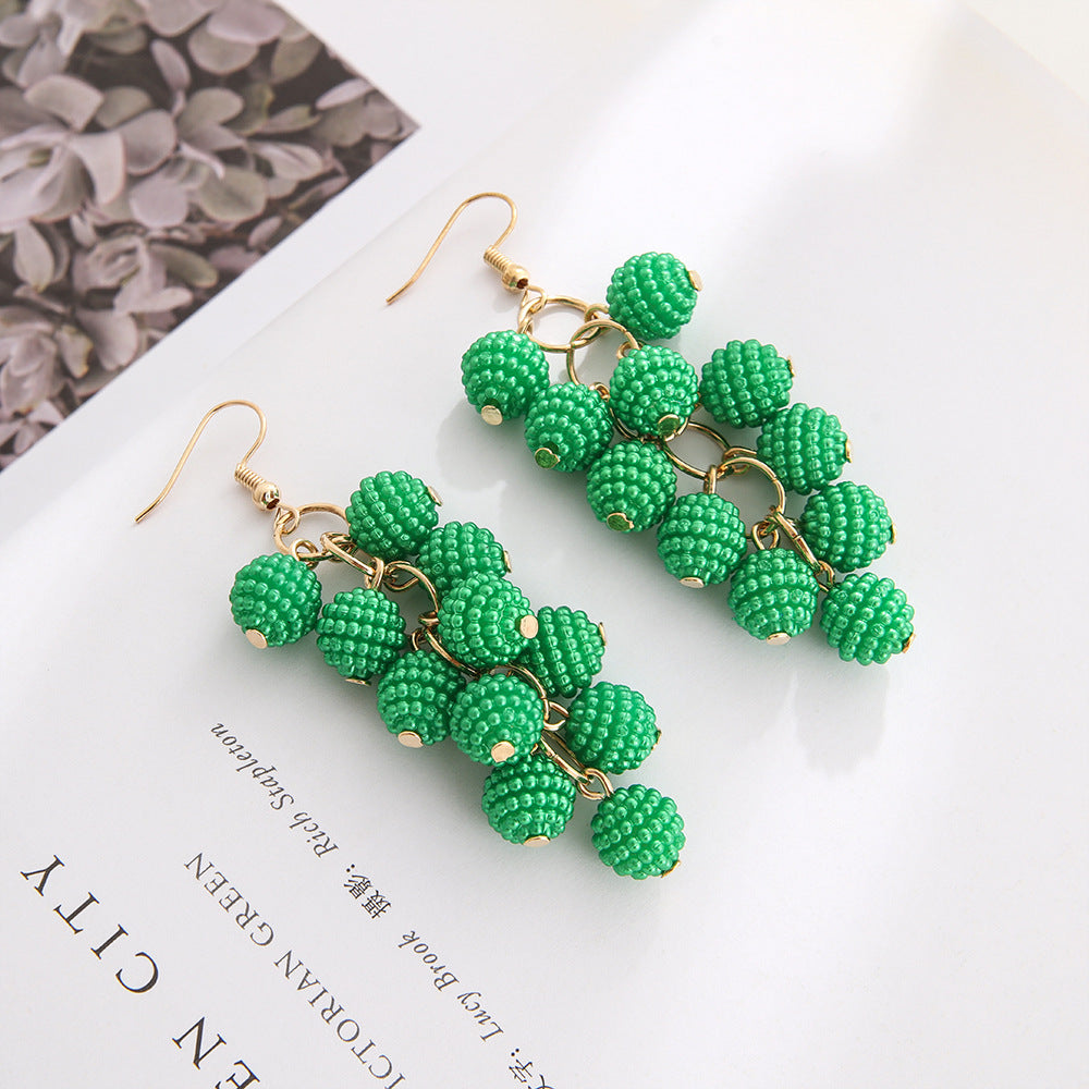 Best Friend Summer Earrings – Bold Color Statement Jewelry for Beach Style