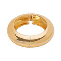 Bold Luxury Chunky Bangle Bracelet – Gold & Silver Statement Jewelry for Women