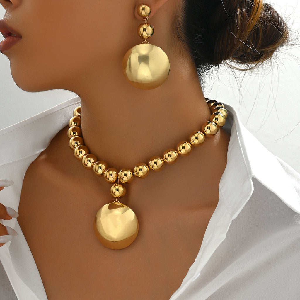 Metallic Harmony | Beaded Jewelry Set