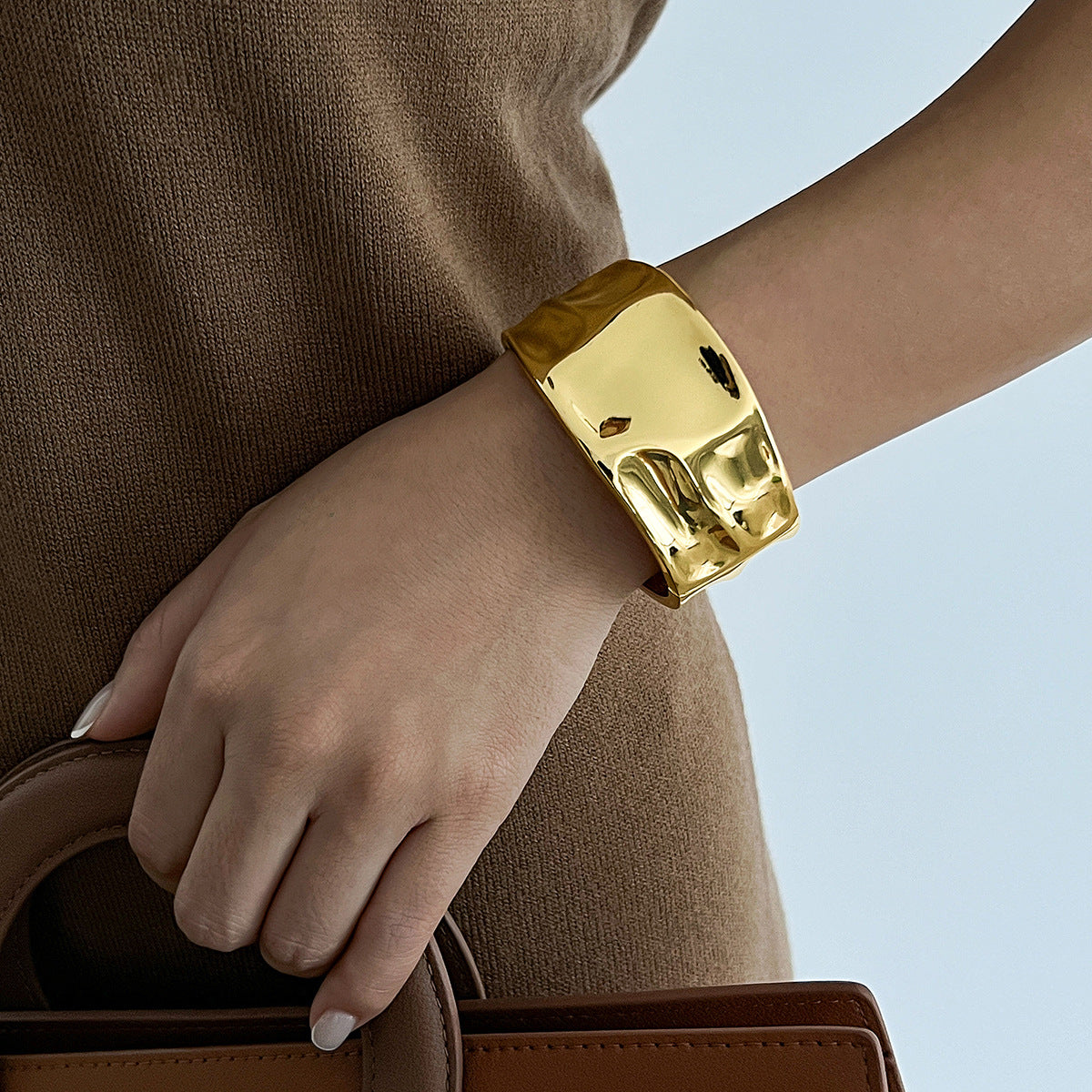 Spring Radiance | Wide Pattern Cuff Bracelet