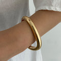 Ombre Acrylic Wide Cuff Bracelet | Modern Art