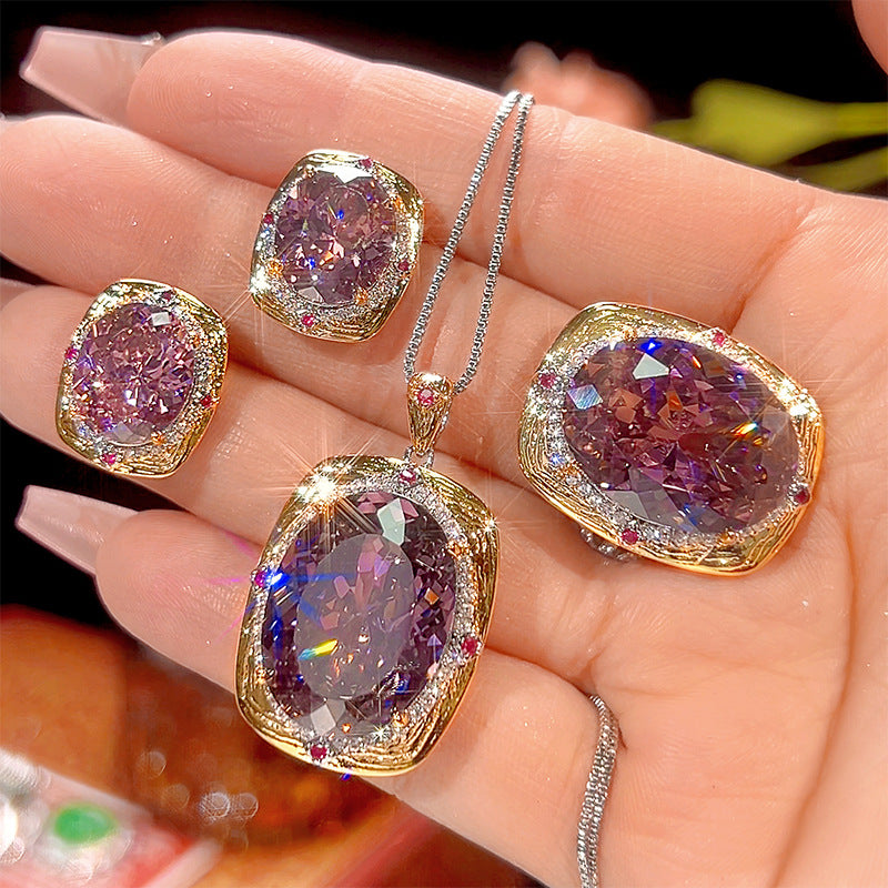 Eternal Bloom | Dried Rose Jewelry Set