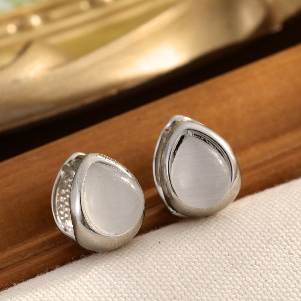 Feline Mystique | Cat's Eye Teardrop Earrings