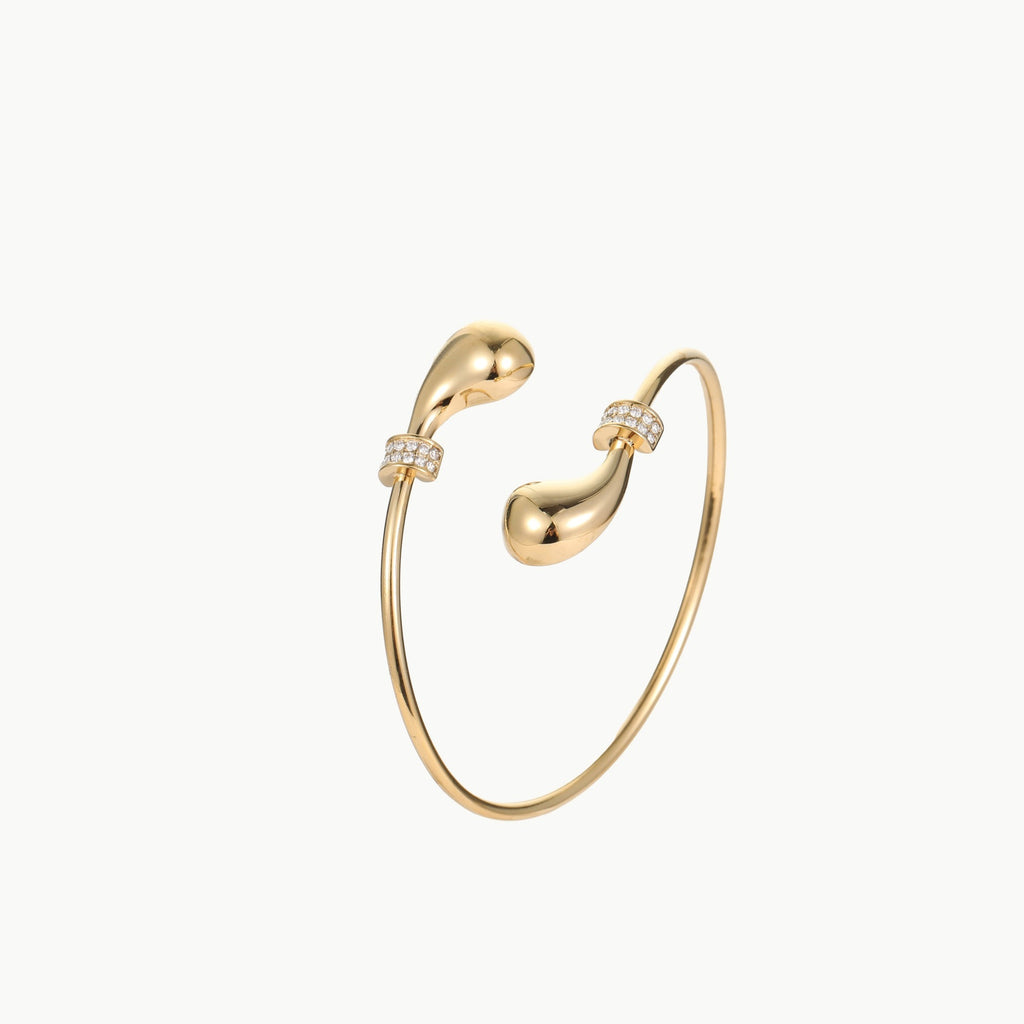 Stainless Steel Gold Bracelet | Luxury Women Jewelry