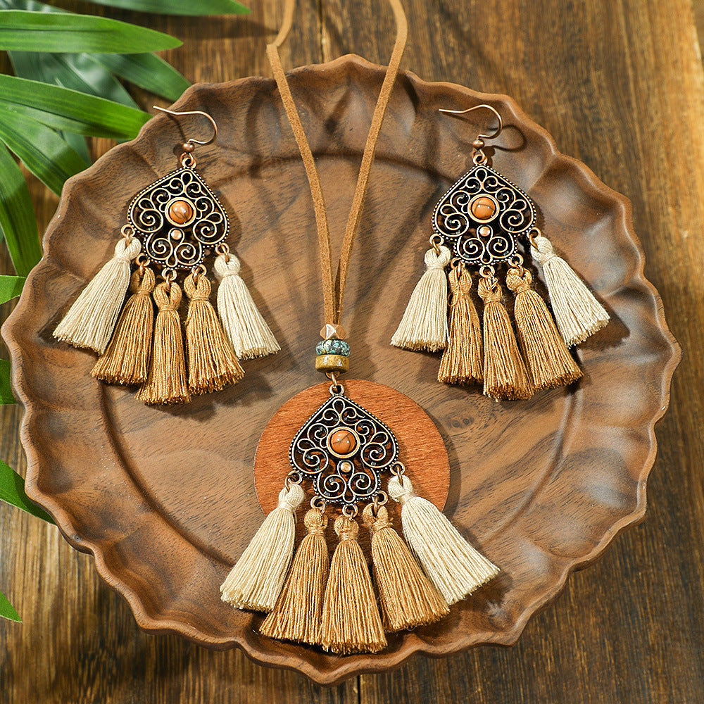 Vintage Bloom | Retro Floral Jewelry Set