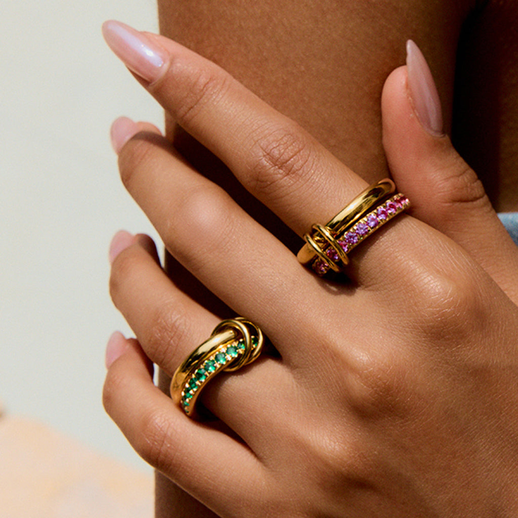 Zircon Ring | Titanium Steel Light Luxury