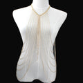 Crystal Multi-Layer Tassel Body Chain | Luxe Drama