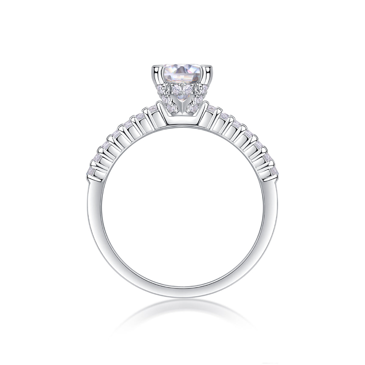 Luxury Moissanite Wedding Ring Set | S925 Sterling Silver
