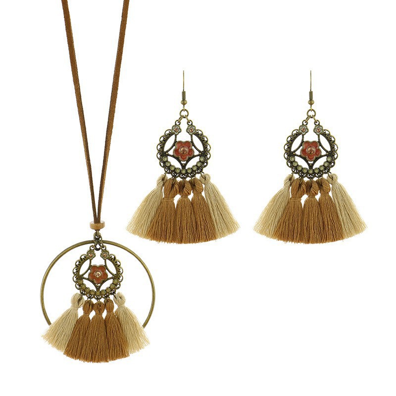 Vintage Bloom | Retro Floral Jewelry Set