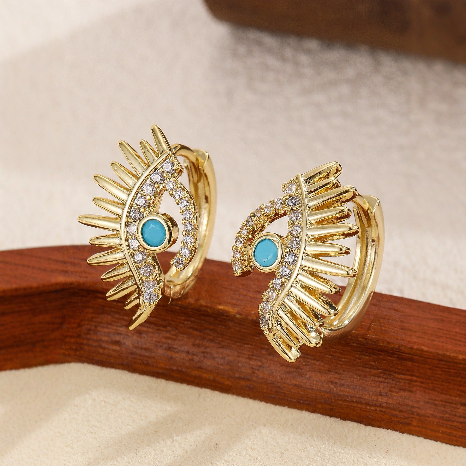 Evil Eye Charm | Protective Boho Earrings