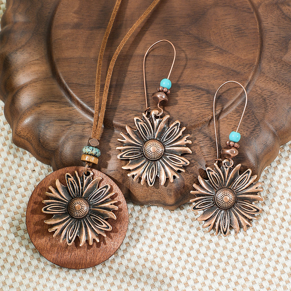 Vintage Bloom | Retro Floral Jewelry Set