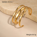 Stainless Steel Open Cuff Bracelet | Minimalist Chic