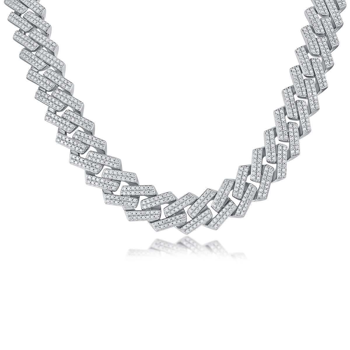 925 Sterling Silver Cuban Link Necklace unisex – Iced Out Luxury Chain | Statement Jewelry