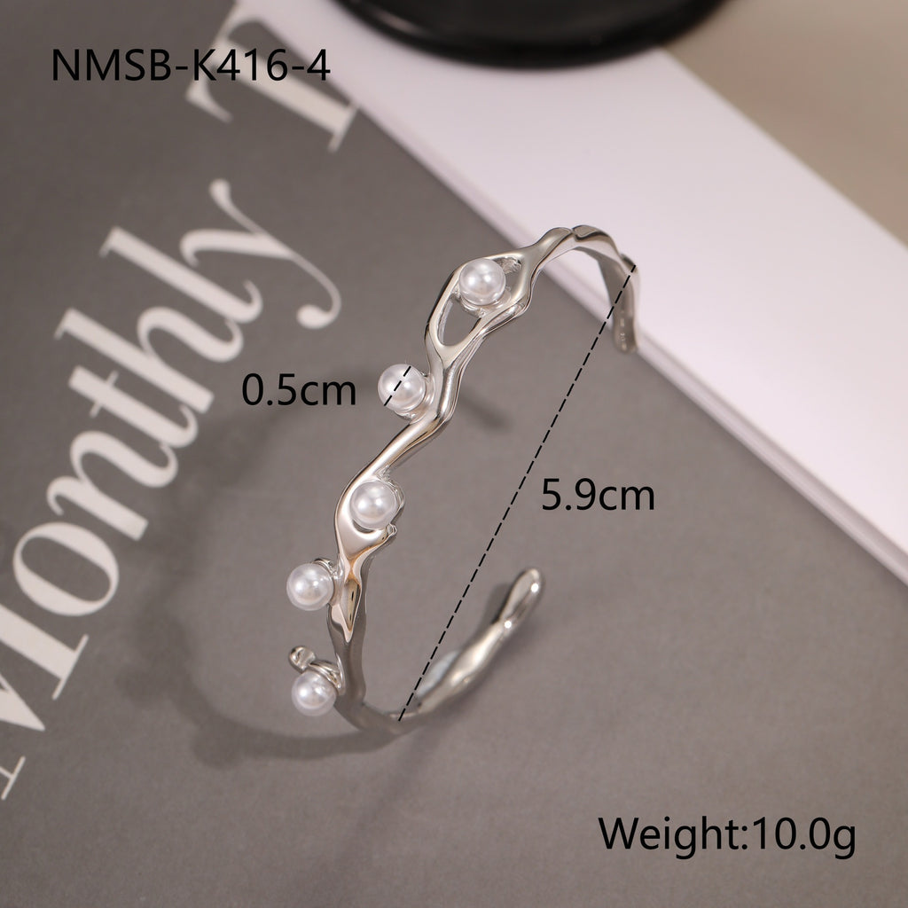 Stainless Steel Gold Bracelet | Luxury Women Jewelry