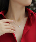 Lumière Moissanite Necklace | S925 Sterling Silver Pendant
