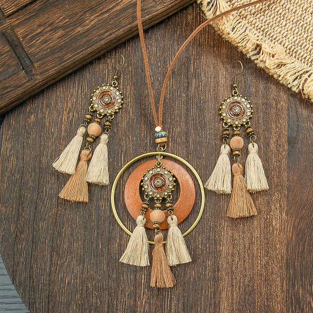 Vintage Bloom | Retro Floral Jewelry Set