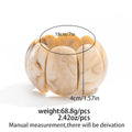 Cream Marble Bracelet Set – Luxury Minimal Statement Bangles for Women