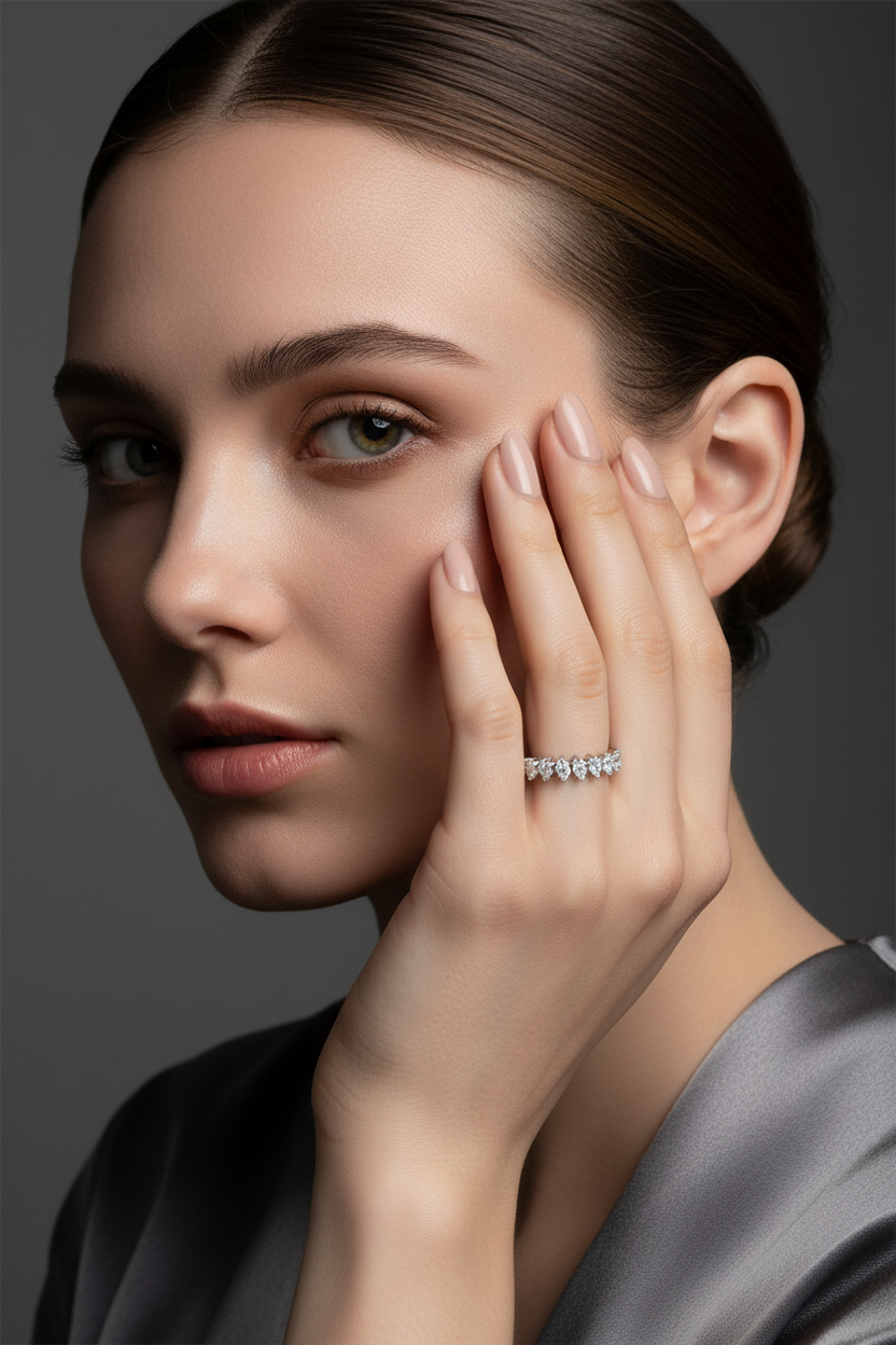 925 Sterling Silver Ring for Women – Elegant Minimalist Jewelry | Everyday Luxury Band